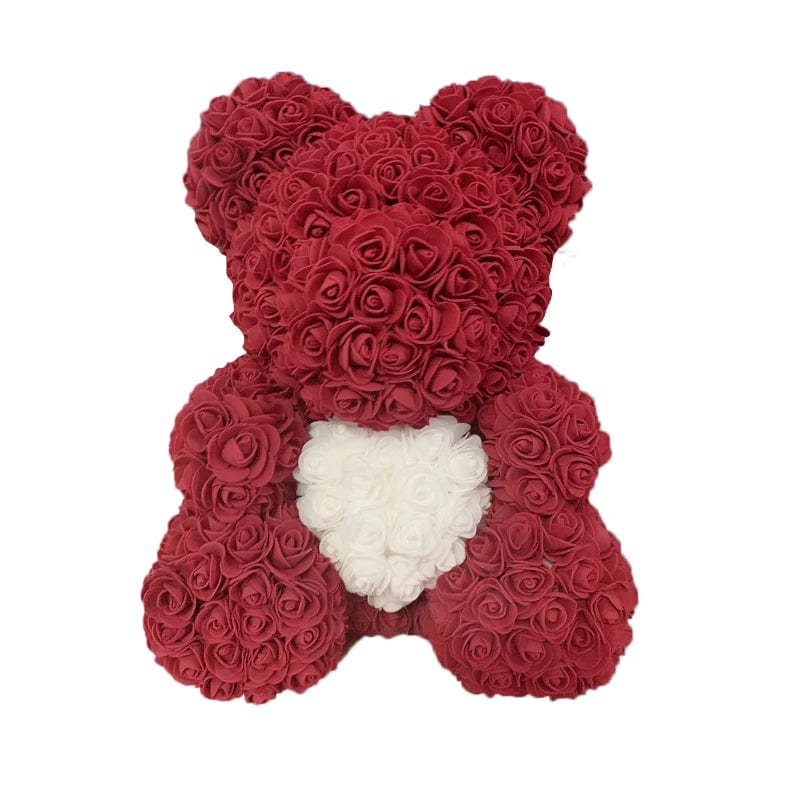 Flower Rose Bear with Box