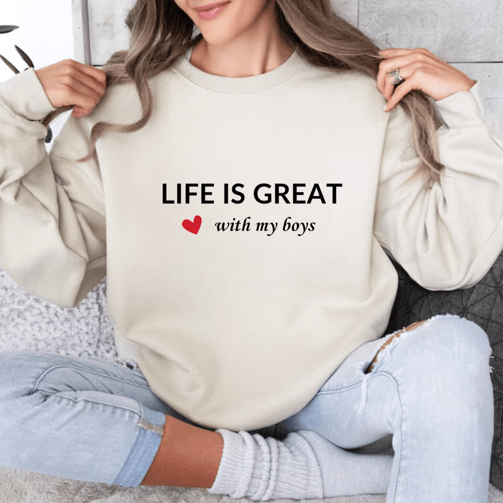Life is Great.. Crewneck Sweatshirt