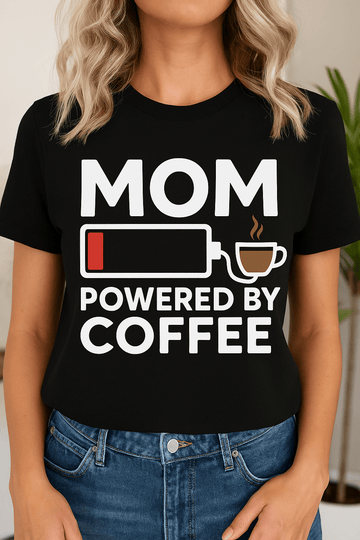 Low Battery Mom Life Coffee Shirt
