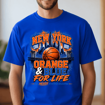 New York Orange & Blue For Life