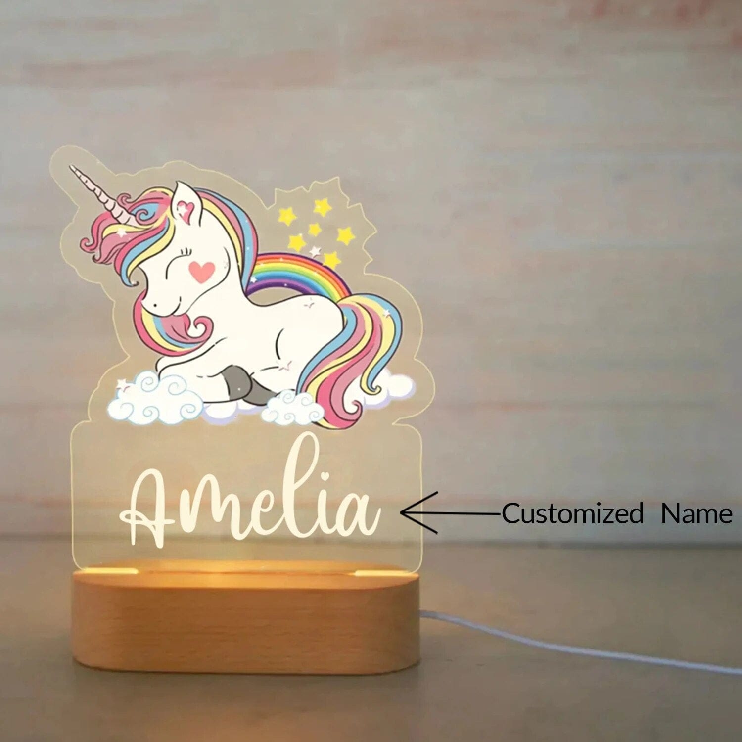 Custom Animal Design Lamp - Custom LED Night Light - forallmylove39