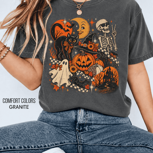 Spooky Vibes and Halloween Nights Comfort Colors