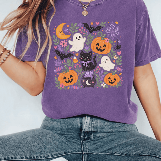 Spooky Blooms & Black Cats