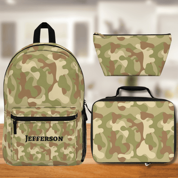 Tan Camouflage Backpack