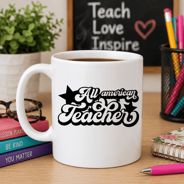 All American Teacher Mug