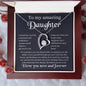 To My Amazing Daughter - Forever Love Necklace