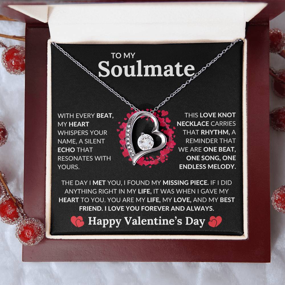 To My Soulmate - Forever Love Necklace