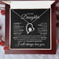 To My Daughter Forever Love Necklace