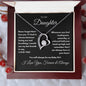 To My Daughter - Forever Love Necklace
