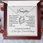 To My Daughter - Forever Love Necklace