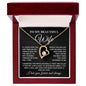 To My Beautiful Wife - Forever Love Necklace