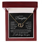 To My Daughter Everlasting Love Necklace