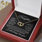 To My Daughter Everlasting Love Necklace