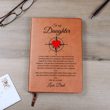 To My Daughter Journal Love Dad