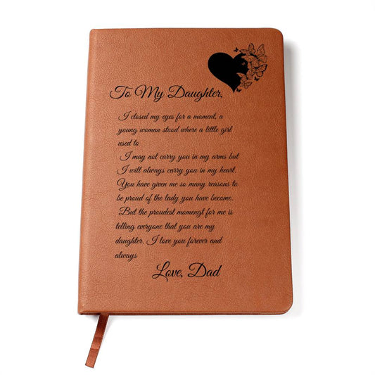 To My Daughter Journal- Love Dad