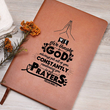 We Give Thanks  to God - Graphic Journal