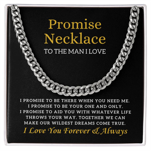 To The Man I Love - Cuban Link Necklace