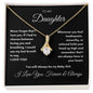 To My Daughter - Alluring Beauty Necklace