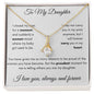 To My Daughter - Alluring Beauty Necklace