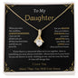 To My Daughter - Alluring Beauty Necklace