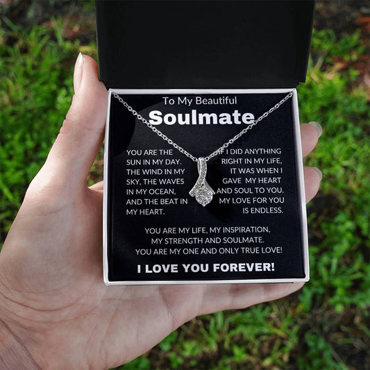 To My Beautiful Soulmate - Alluring Beauty Necklace