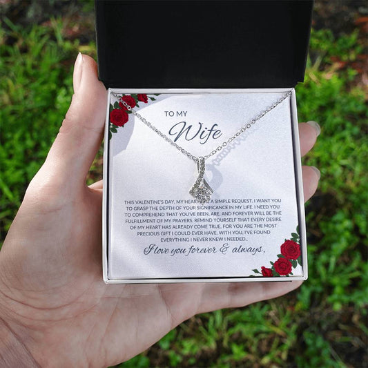 To My Wife - Alluring Beauty Necklace
