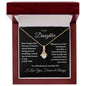 To My Daughter - Alluring Beauty Necklace