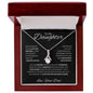 To My Daughter Love Dad - Alluring Beauty Necklace