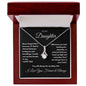 To My Daughter - Alluring Beauty Necklace