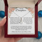 To My Daughter Love Dad - Alluring Beauty Necklace