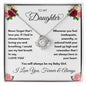 To My Daughter - Love Knot Necklace