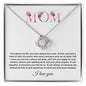 Mom - Love knot Necklace
