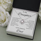 To My Daughter Love Dad - Love Knot Necklace