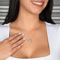 To My Beautiful Daughter Love Dad - Love Knot Necklace