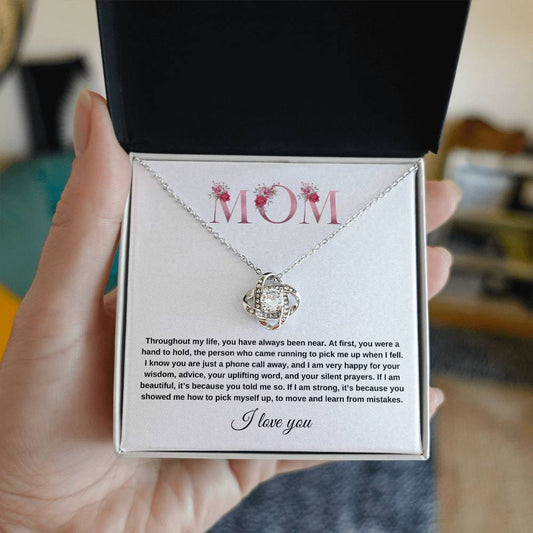 Mom - Love knot Necklace