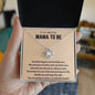 To An Amazing Mama To Be - Love Knot Necklace