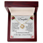 To My Daughter - Love Knot Necklace
