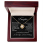 To My Daughter - Love Knot Necklace