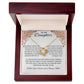 To My Daughter Love Mom - Love Knot Necklace