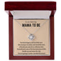 To An Amazing Mama To Be - Love Knot Necklace