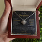 To My Daughter - Love Knot Necklace
