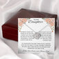 To My Daughter Love Dad - Love Knot Necklace