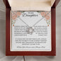 To My Daughter Love Dad - Love Knot Necklace
