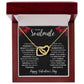To My Soulmate - Interlocking Hearts Necklace