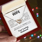 My Beautiful Wife Love Your Husband - Interlocking Hearts Necklace