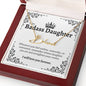 To My Badass Daughter Signature Style Name Necklace