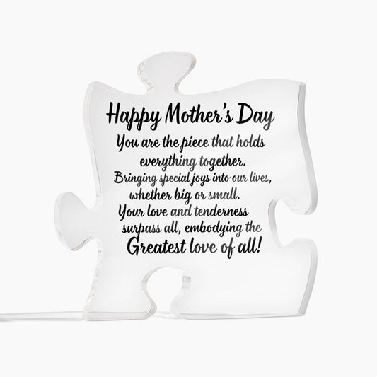 Happy Mother's Day - Acrylic Puzzle Piece