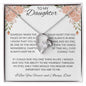 To My Daughter Love Dad - Forever Love Necklace