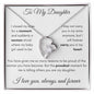 To My Daughter - Forever Love Necklace