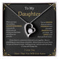 To My Daughter - Forever Love Necklace